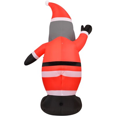 Fraser Hill Farm 12' African American Santa Claus Inflatable (FHFAASANTA121-L)