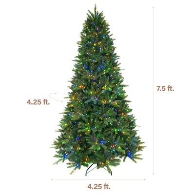 Fraser Hill Farm 7.5-ft. York Pine Artificial Christmas Tree (FFYP075-6GR)