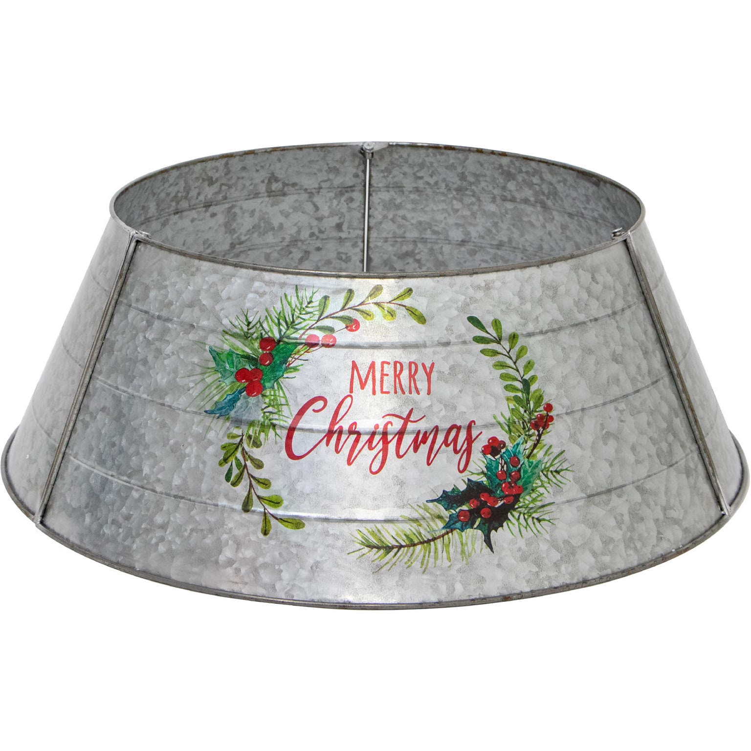 Fraser Hill Farm Metal Christmas Tree Collar (FFTRING026-0GALV)
