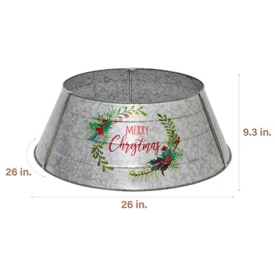 Fraser Hill Farm Metal Christmas Tree Collar (FFTRING026-0GALV)