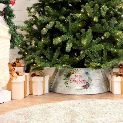 Fraser Hill Farm Metal Christmas Tree Collar (FFTRING026-0GALV)