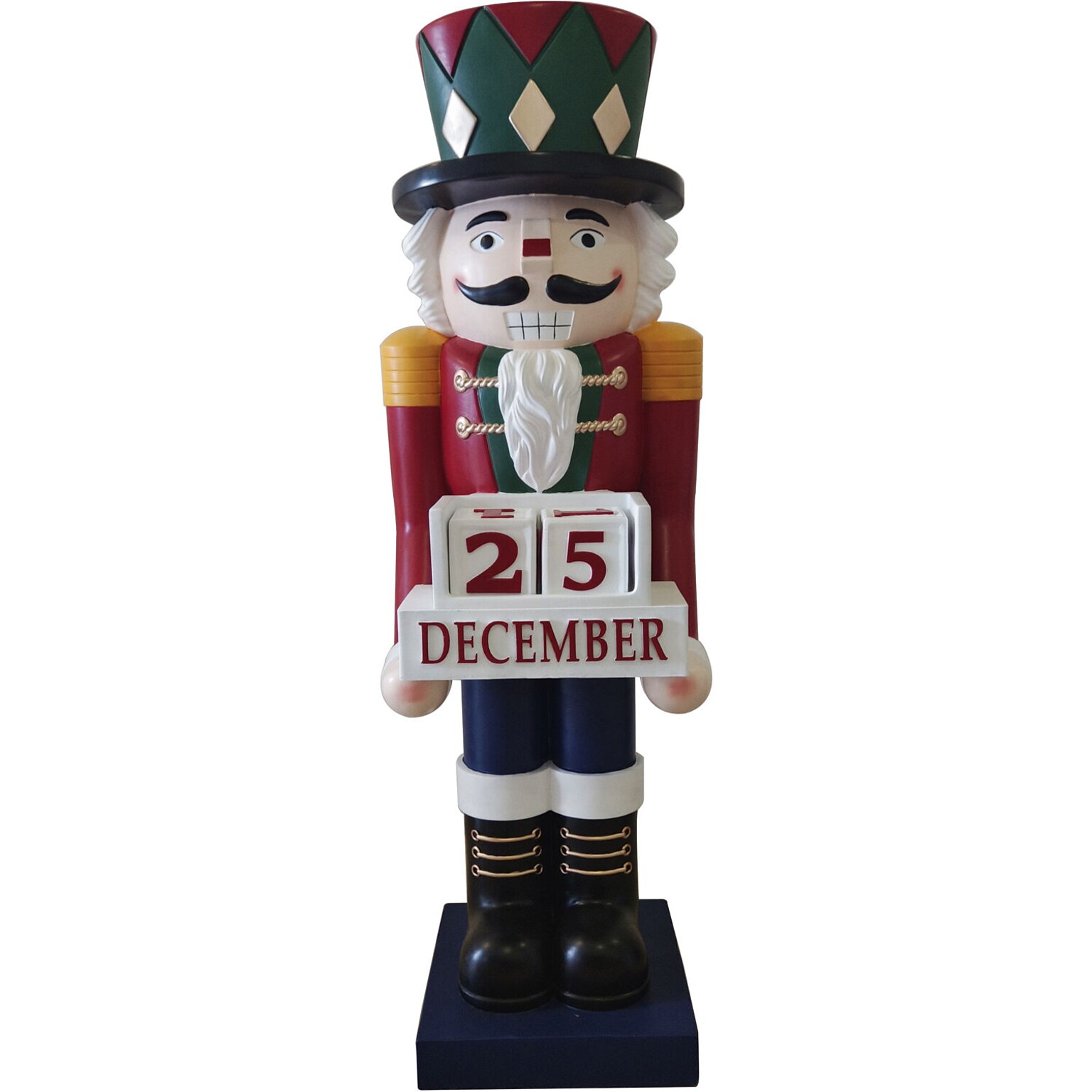 Fraser Hill Farm 60-inch Fiberglass Nutcracker Figurine (FFRS060-2NC-MLT)