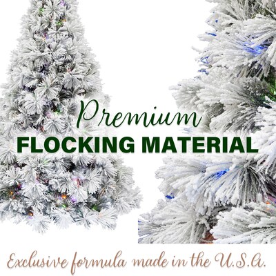 Fraser Hill Farm 6.5 Ft. Sugar Hill Snowy Christmas Tree (FFSH065-6SN)