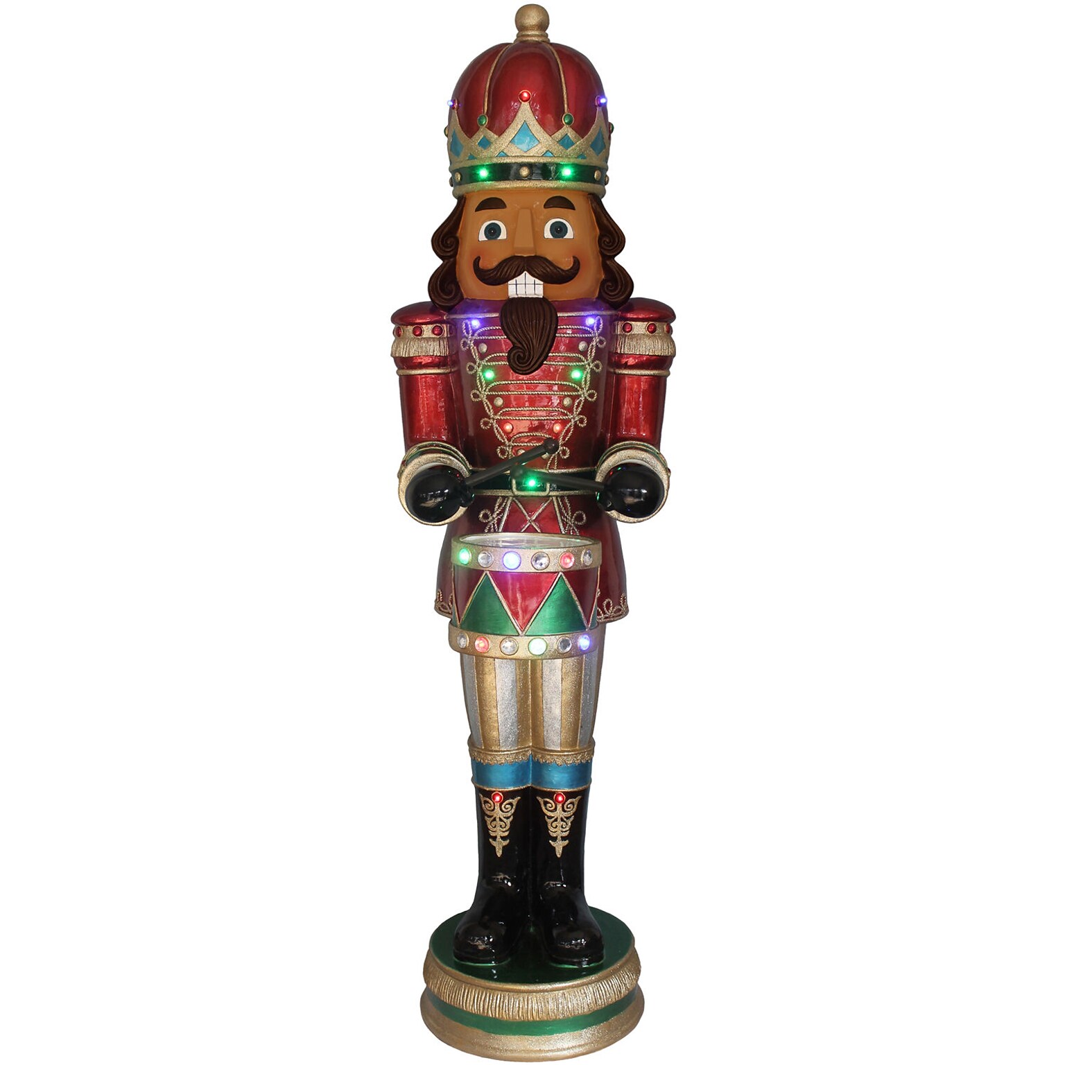 Fraser Hill Farm 61-In. African American Nutcracker (FFRS061-NC5-RDAA)