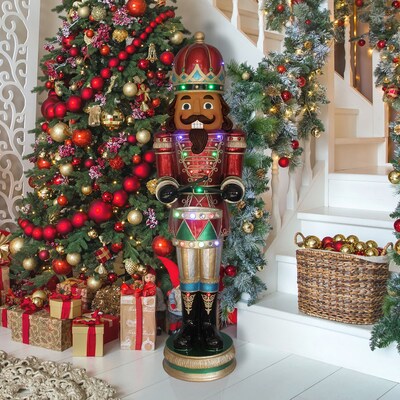 Fraser Hill Farm 61-In. African American Nutcracker (FFRS061-NC5-RDAA)