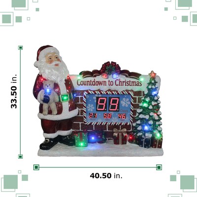 Fraser Hill Farm Indoor/Outdoor Oversized Christmas Decor (FFRS033-SC3-RD)