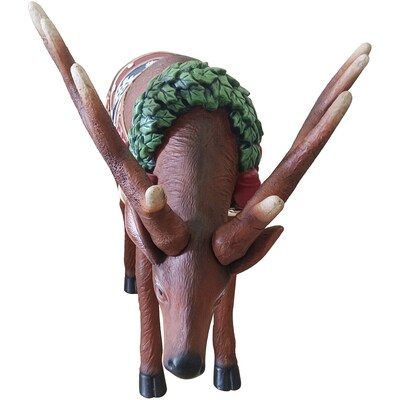 Fraser Hill Farm 30-in Fiberglass Reindeer Figurine (FFRS030-0DEER-MLT)