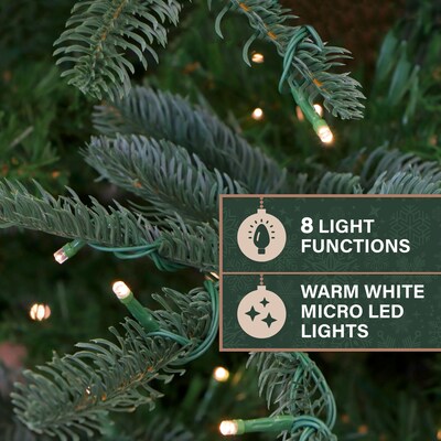 Fraser Hill Farm 7.5-ft. Ranch Pine Artificial Christmas Tree (FFRP075-5MGR)