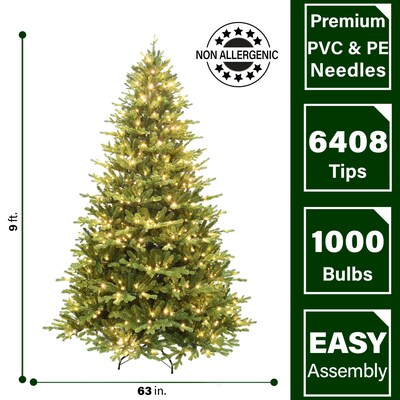 Fraser Hill Farm 9-Ft. Oregon Pine Christmas Tree (FFOP090-5GR)
