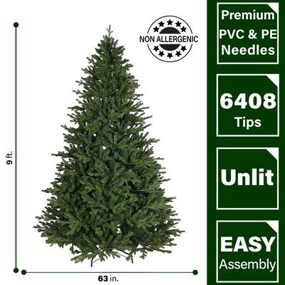 Fraser Hill Farm 9-Ft. Oregon Pine Christmas Tree (FFOP090-0GR)