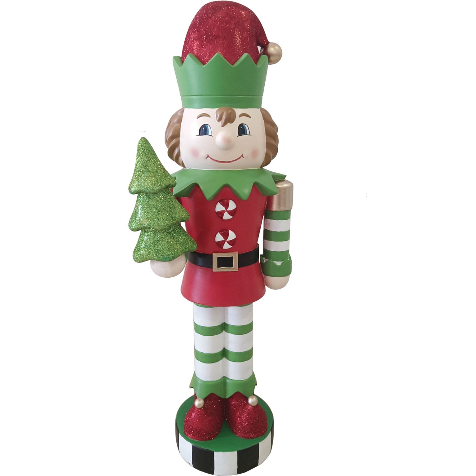 Fraser Hill Farm 36-inch Elf Nutcracker Figurine (FFMG036-0ELF-MLT)