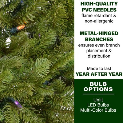 Fraser Hill Farm 48 Grandland Artificial Holiday Wreath (FFGT048W-5GR)