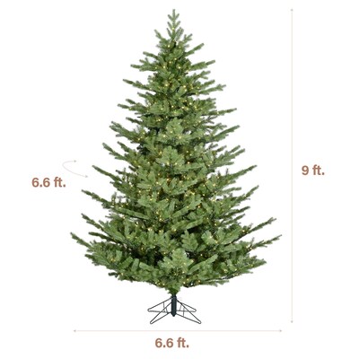Fraser Hill Farm 9 ft. Foxtail Pine Pre-Lit Artificial Christmas Tree, 1750 Lights (FFFX090-5MGR)