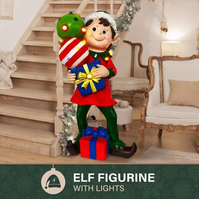 Fraser Hill Farm 30" Elf Figurine (FFMG030-1ELF-MLT)
