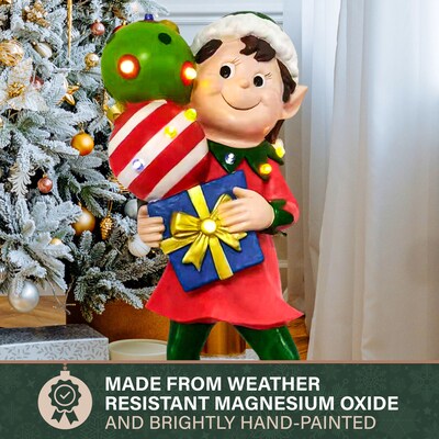 Fraser Hill Farm 30" Elf Figurine (FFMG030-1ELF-MLT)