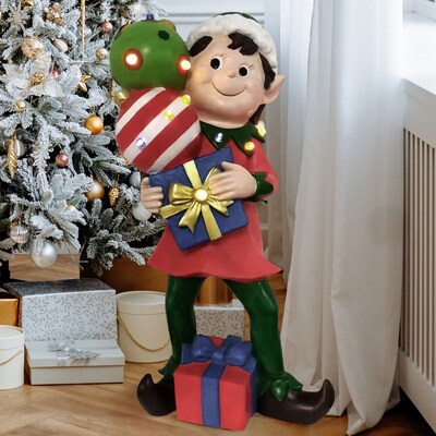 Fraser Hill Farm 30" Elf Figurine (FFMG030-1ELF-MLT)