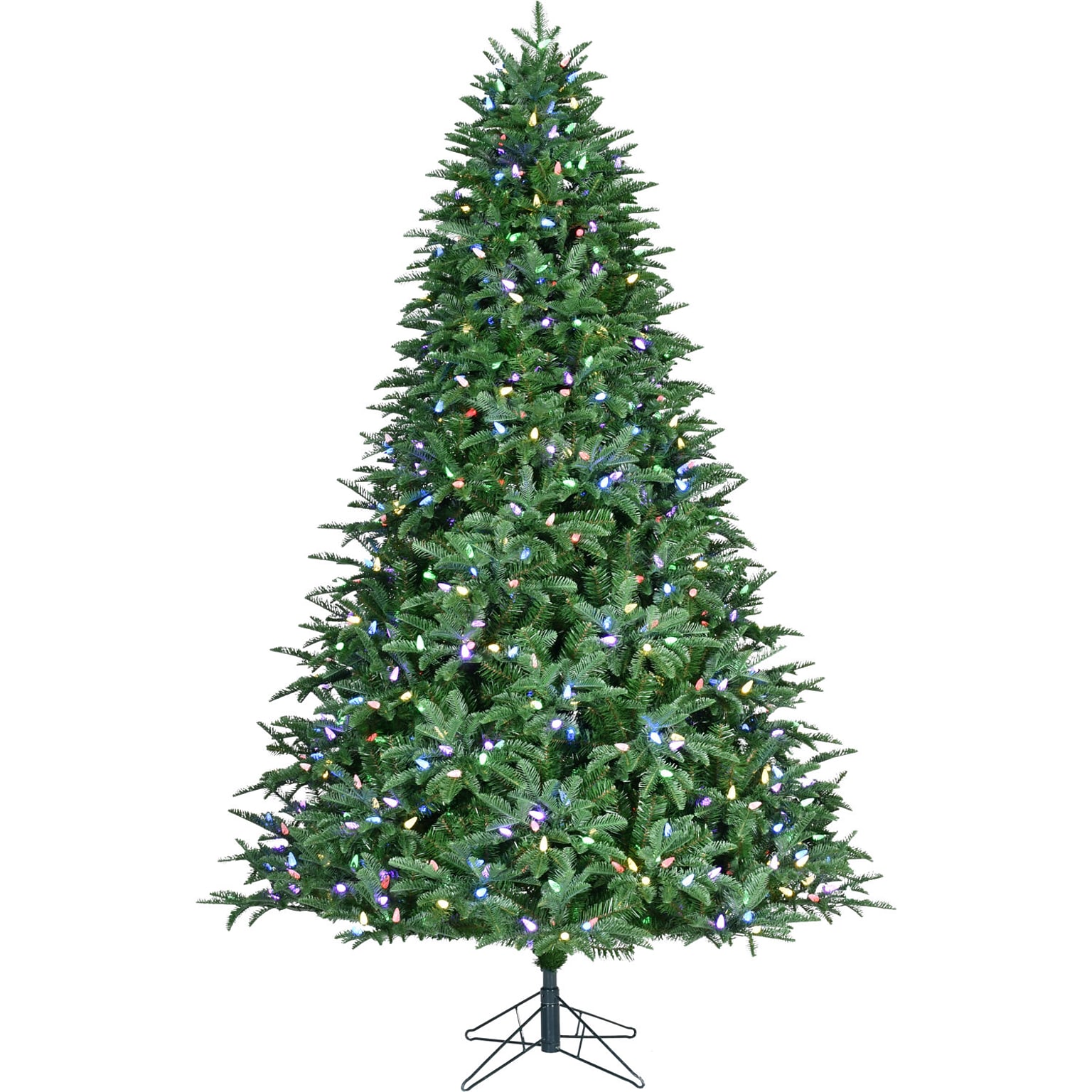 Fraser Hill Farm 7.5 ft. Jingle Pine Pre-Lit Artificial Christmas Tree, 850 Lights (FFJP075-6GR)