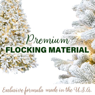 Fraser Hill Farm 6.5-ft. Green Christmas Half Tree (FFHTA065-6SN)