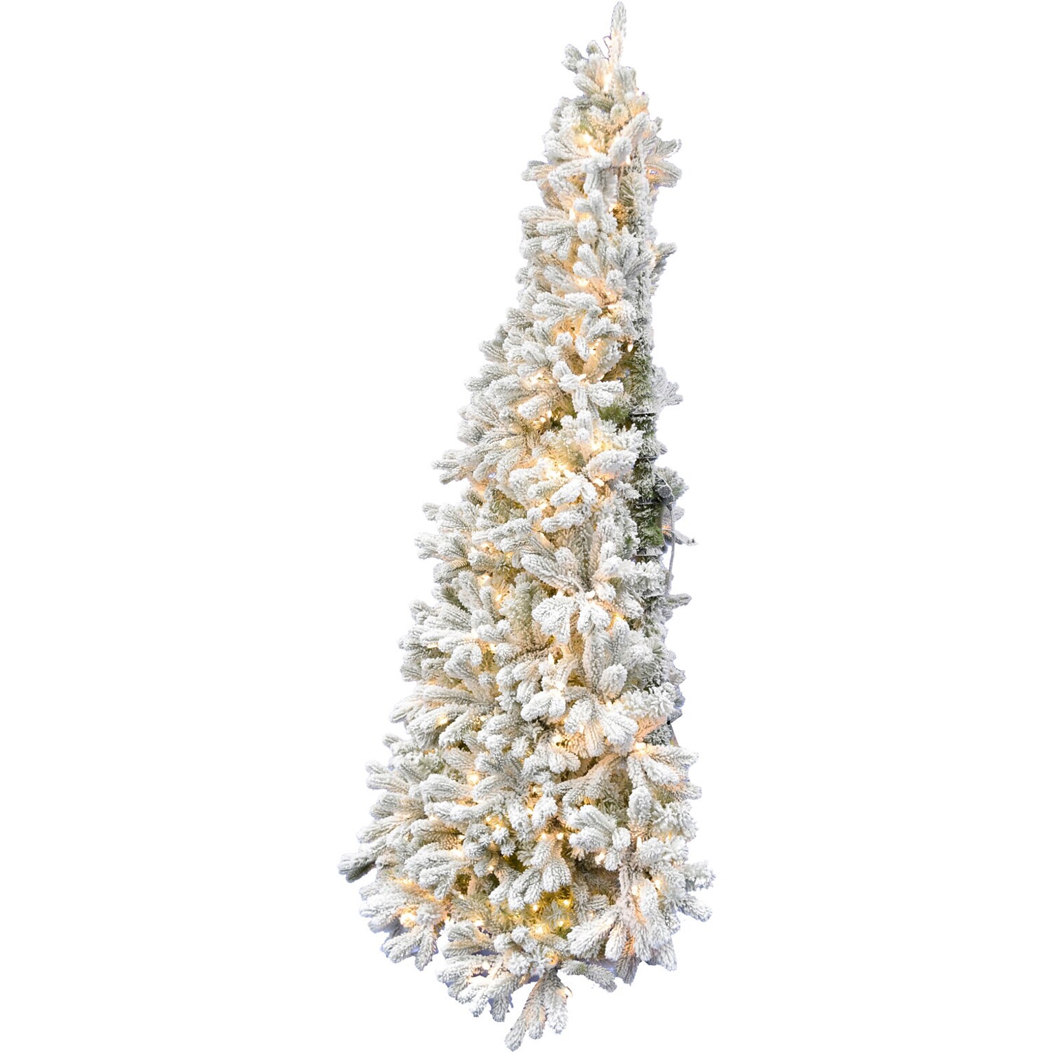 Fraser Hill Farm 7.5-ft. Green Christmas Half Tree (FFHTA075-5SN)