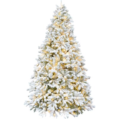 Fraser Hill Farm 7.5-ft. Green Christmas Half Tree (FFHTA075-5SN)