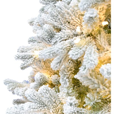 Fraser Hill Farm 7.5-ft. Green Christmas Half Tree (FFHTA075-5SN)