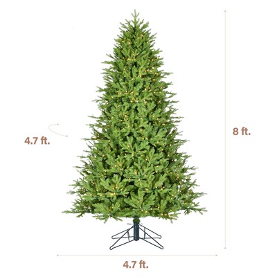 Fraser Hill Farm 8-ft. Derby Fir Artificial Christmas Tree (FFDF080-5MGR)