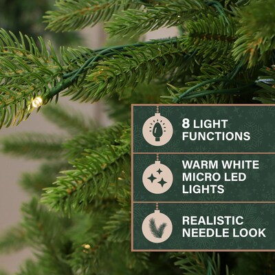 Fraser Hill Farm 8-ft. Derby Fir Artificial Christmas Tree (FFDF080-5MGR)