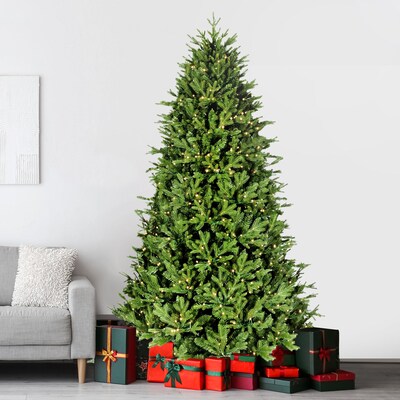 Fraser Hill Farm 8-ft. Derby Fir Artificial Christmas Tree (FFDF080-5MGR)