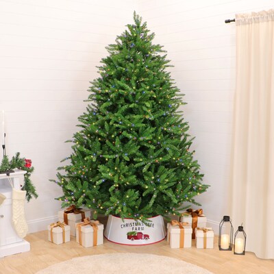 Fraser Hill Farm 7.5-ft. Centerville Pine Artificial Christmas Tree (FFCV075-6MGR)