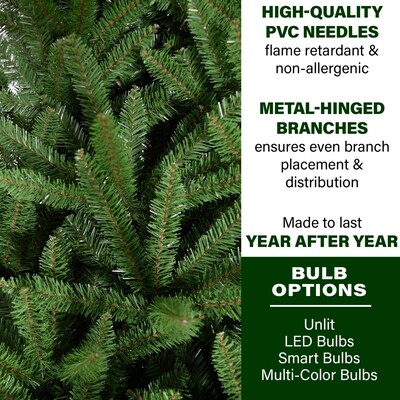 Fraser Hill Farm 9 ft. Centerville Pine Artificial Christmas Tree (FFCV090-0GR)