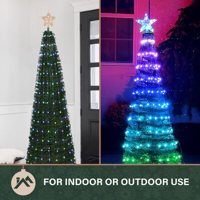 Fraser Hill Farm 6-Ft Prelit Pop Up Tree (FFCHRGB060TREE-MLT)