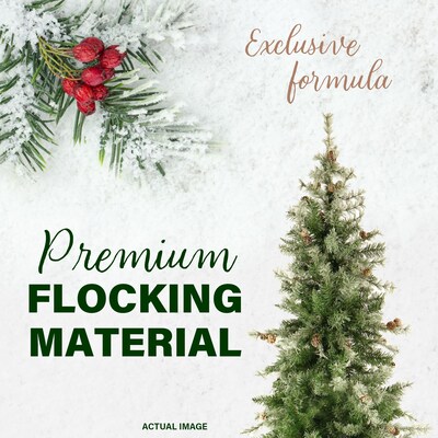 Fraser Hill Farm 6.5 ft. Buffalo Fir Slim Pre-Lit Artificial Christmas Tree, 400 Lights (FFBF065-3SN)