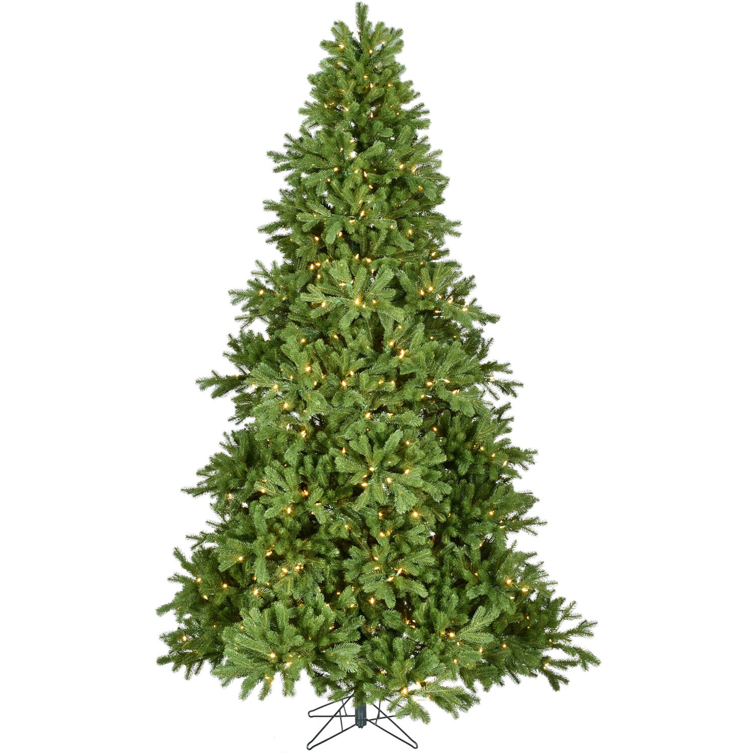 Fraser Hill Farm 8 ft. Asheville Pine Pre-Lit Artificial Christmas Tree, 850 Lights (FFAV080-5GR)