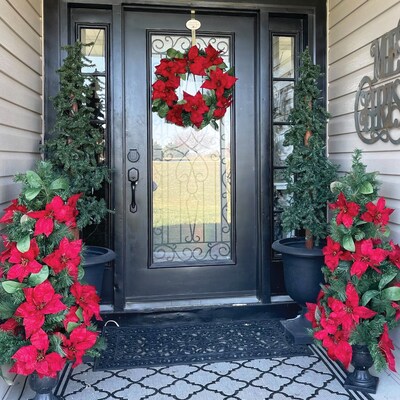 Fraser Hill Farm 24-in. Christmas Wreath (FF024CHWR012-0RD)