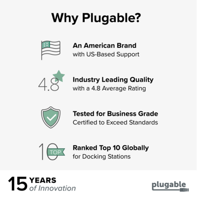 Plugable USB Data Blocker, Protects Against Juice Jacking, 5/Pack (USB-MC1-5X)