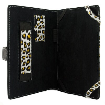 Vangoddy Book Style Portfolio Case for Kindle Fire HD 7 Inch, Leopard (RDYLEA235)