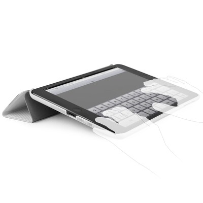 Vangoddy Smart Case Back Cover for Apple iPad Mini 1 2 3, White (IPACRC251)