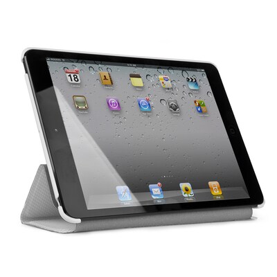 Vangoddy Smart Case Back Cover for Apple iPad Mini 1 2 3, White (IPACRC251)