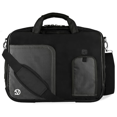 Vangoddy Nylon Casual Messenger Bag, Black (PT_NBKLEA782_17)