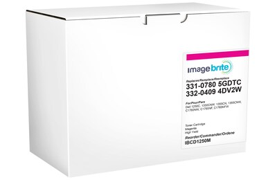 Image Brite Dell 1250 Magenta Compatible Toner Cartridge, High Yield, (WM2JC)