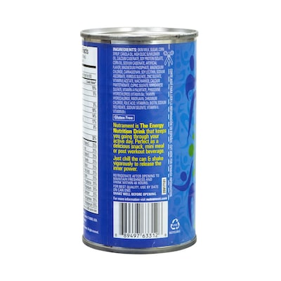 Nutrament 12 oz Energy Nutrition Drink Vanilla Pack of 12 (209-02579)