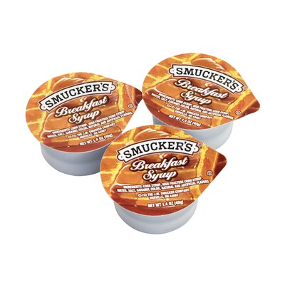 Smuckers Breakfast Syrup Single Serve Packs, 1.4 Oz., 100/Pack (307-00029)