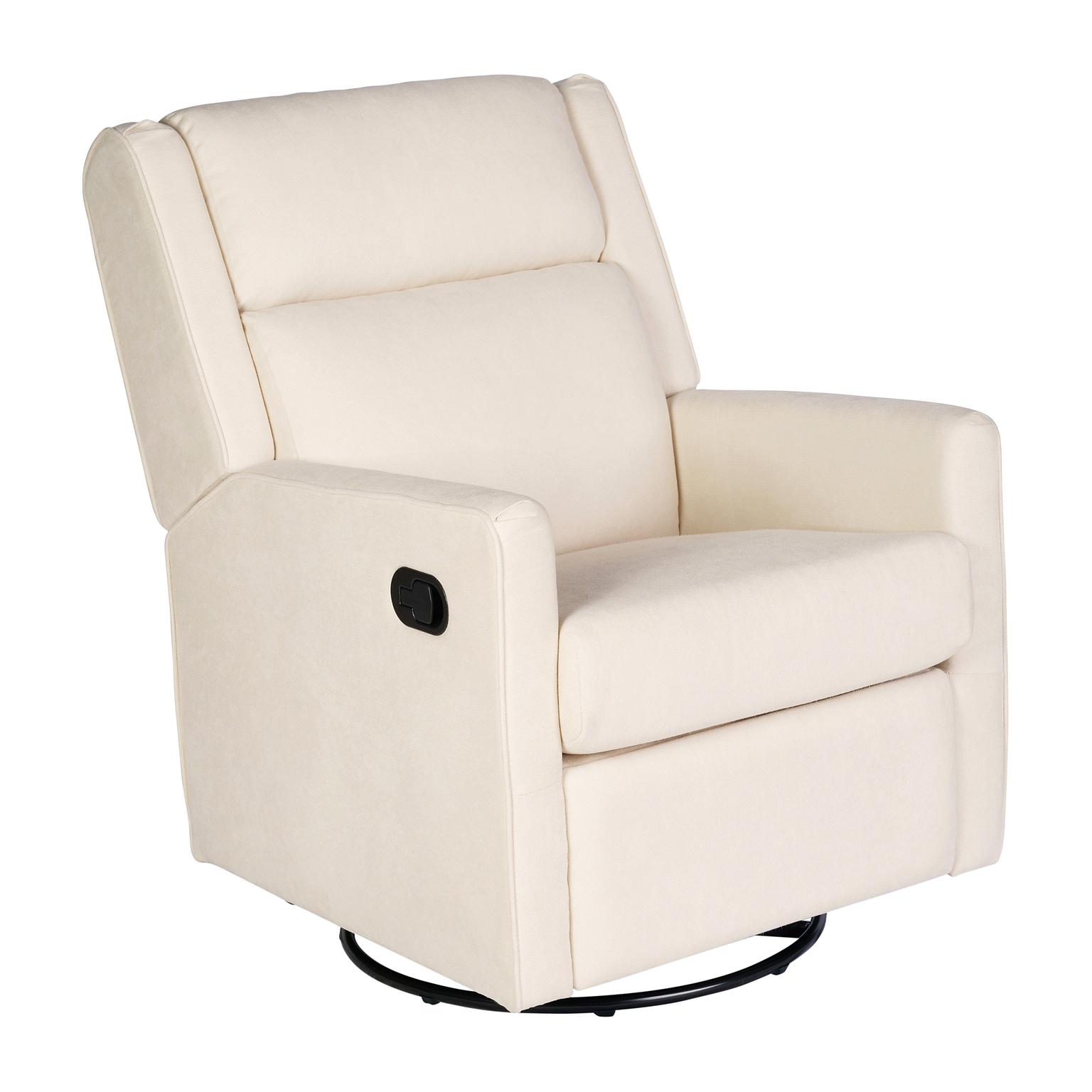 Flash Furniture Cash Fabric Swivel Glider Rocker Recliner, Cream (CYRAC536CRM)