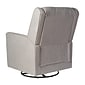 Flash Furniture Cash Fabric Swivel Glider Rocker Recliner, Light Gray (CYRAC536LTGRY)