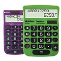 Datexx TrackBack DD-23612202 Calculators Combo, Green, 2/Pack