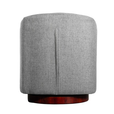 Flash Furniture Dean Fabric Upholstery Club Style Barrel Accent Armchair, Gray (BSAC22064GRY)