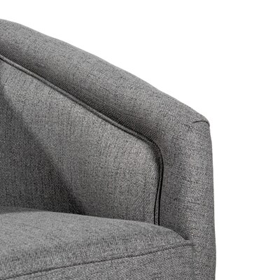 Flash Furniture Dean Fabric Upholstery Club Style Barrel Accent Armchair, Gray (BSAC22064GRY)