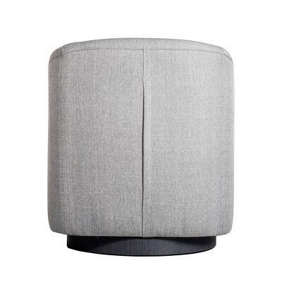 Flash Furniture Landon Fabric Upholstery Club Style Barrel Accent Armchair, Light Gray (BSAC22060LTGRY)