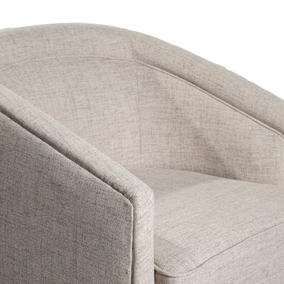 Flash Furniture Dean Fabric Upholstery Club Style Barrel Accent Armchair, Cream (BSAC22064CRM)