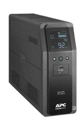 APC Series 1000VA Battery Backup UPS, 10-Outlets, Black (BR1000MS)